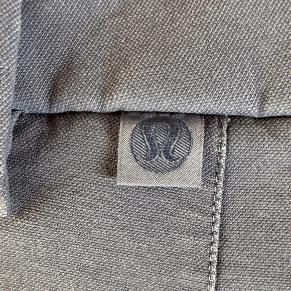 lululemon athletica Steel Blue Flat Front Shorts - Picture 2 of 3